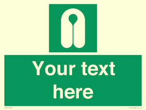 Custom sign safe condition Lifejacket